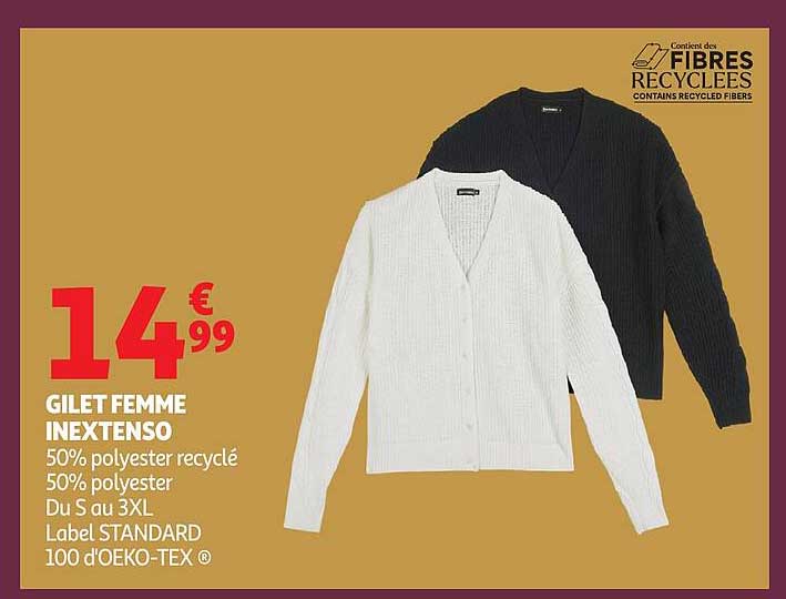 GILET FEMME INEXTENSO