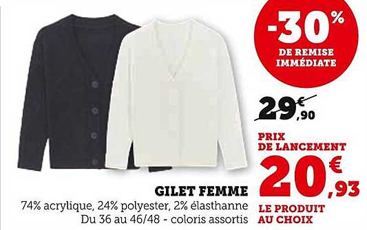 GILET FEMME