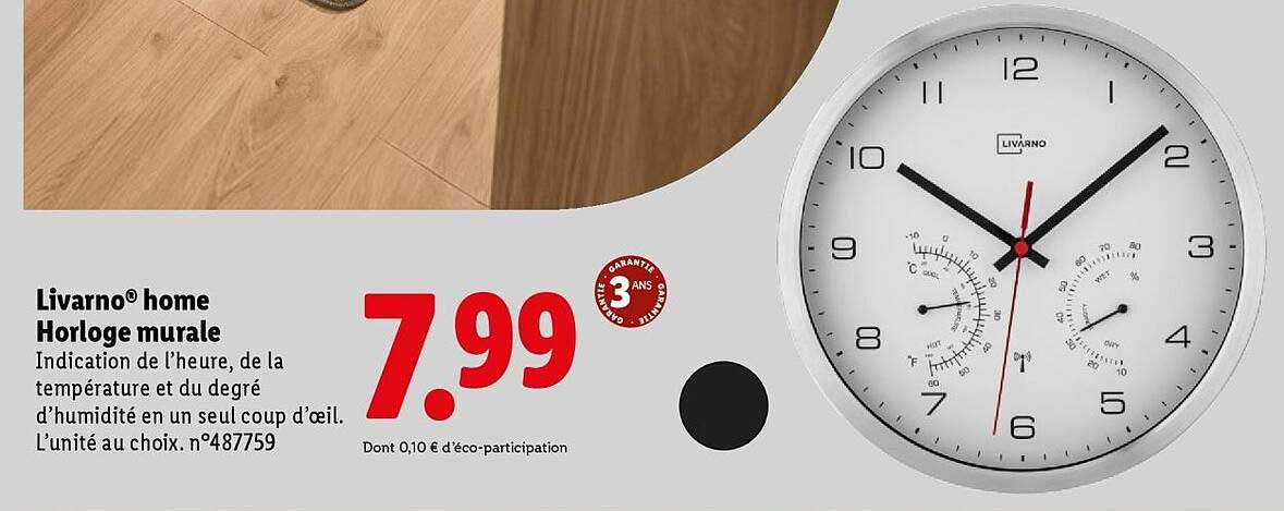 Horloge murale Livarno® home
