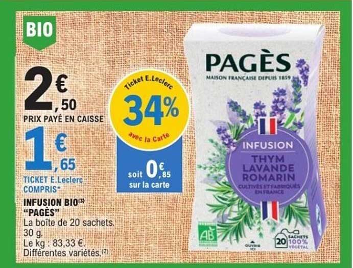 INFUSION BIO® "PAGÈS"