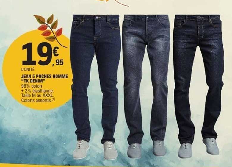 JEAN 5 POCHES HOMME "TK DENIM"