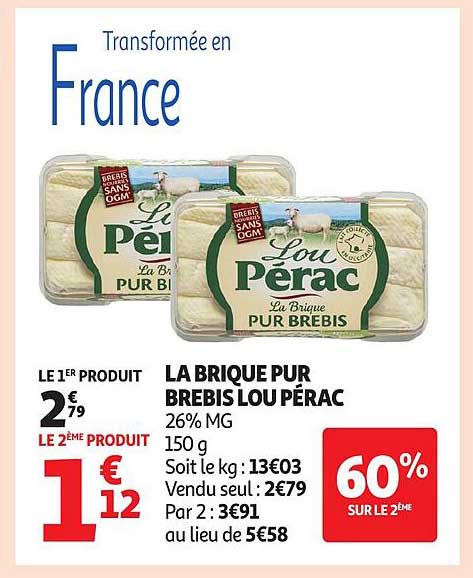 LA BRIQUE PUR BREBIS LOU PÉRAC