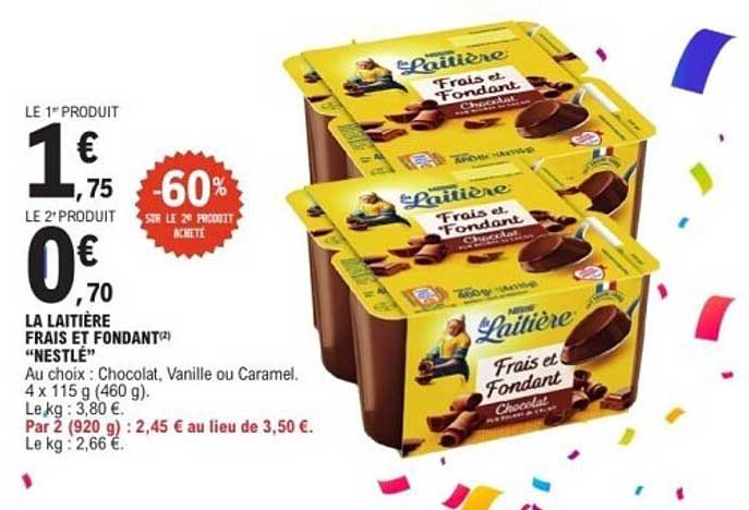 LA LAITIÈRE FRAIS ET FONDANT™ "NESTLÉ"