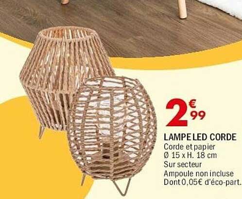 LAMPE LED CORDE