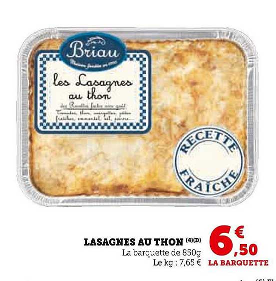 LASAGNES AU THON
