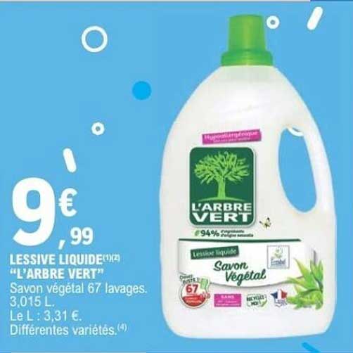 LESSIVE LIQUIDE "L'ARBRE VERT"