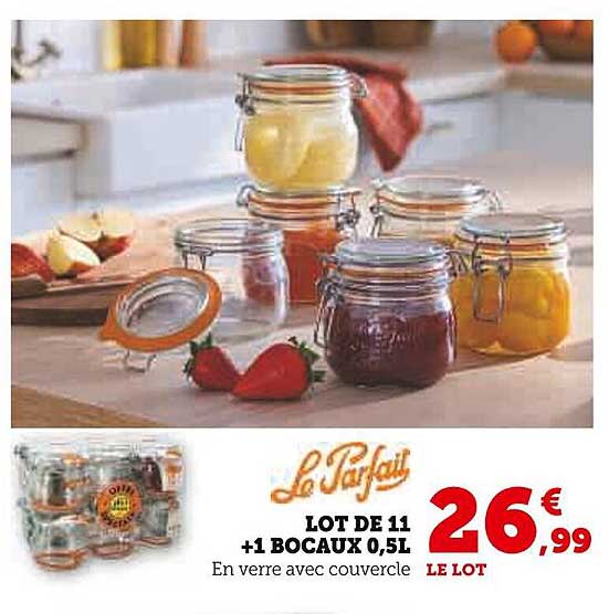LOT DE 11 +1 BOCAUX 0,5L