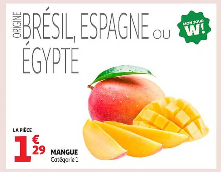 MANGUE Origine Brésil, Espagne ou Égypte
