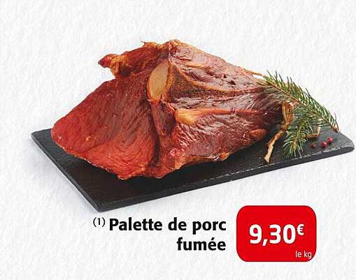 Palette de porc fumée