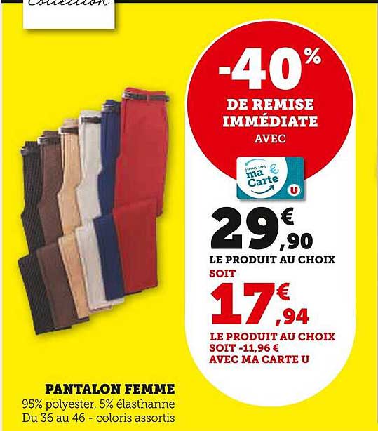 PANTALON FEMME