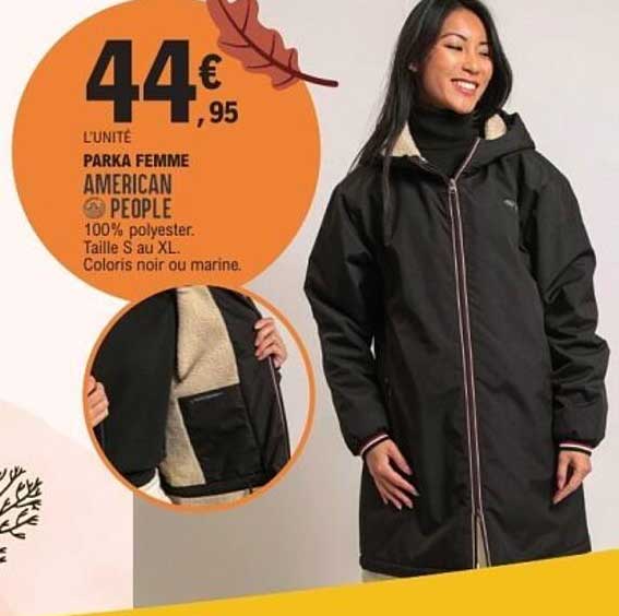 PARKA FEMME AMERICAN PEOPLE