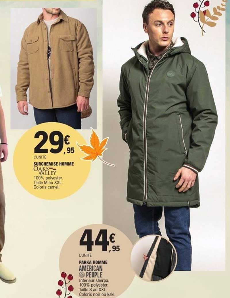 PARKA HOMME AMERICAN PEOPLE