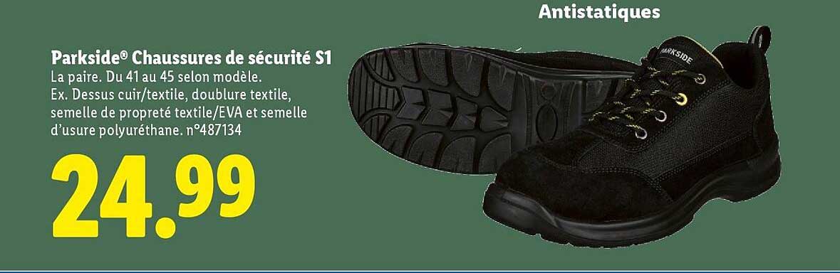Parkside® Chaussures de sécurité S1