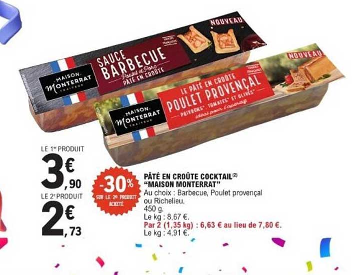 Pâté en croûte cocktail "MAISON MONTERRAT"