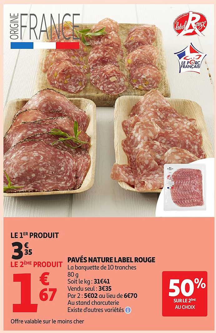 PAVÉS NATURE LABEL ROUGE
