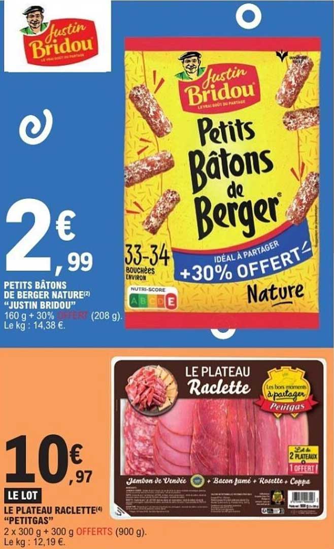 PETITS BÂTONS DE BERGER NATURE "JUSTIN BRIDOU"
