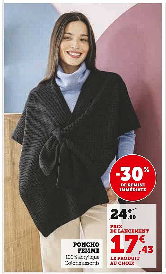 PONCHO FEMME