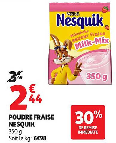POUDRE FRAISE NESQUIK