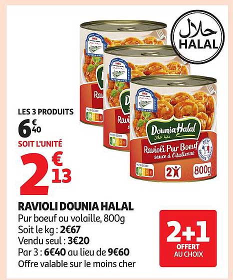 RAVIOLI DOUNIA HALAL