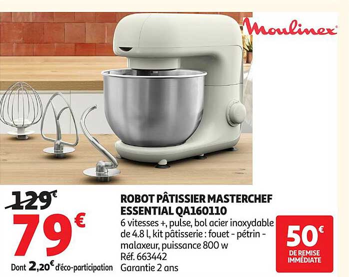 ROBOT PÂTISSIER MASTERCHEF ESSENTIAL QA160110