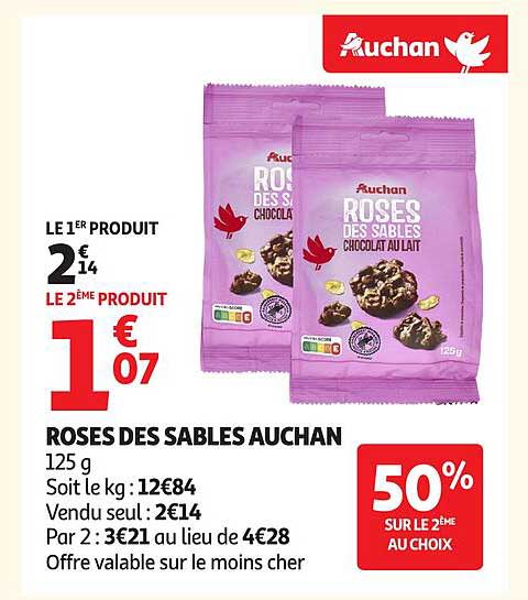ROSES DES SABLES AUCHAN