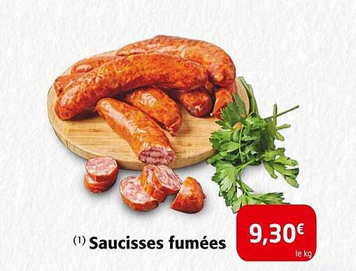 Saucisses fumées