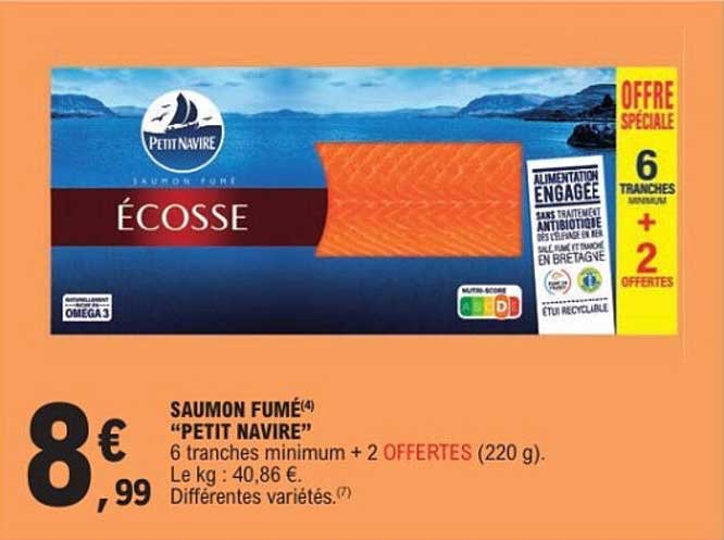 SAUMON FUMÉ "PETIT NAVIRE"