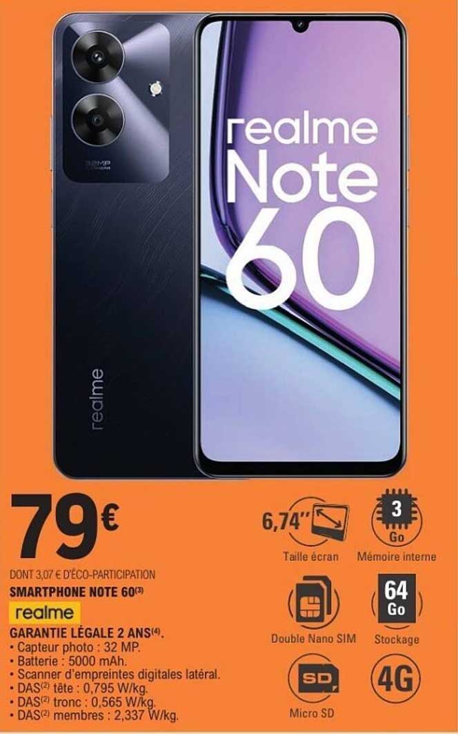 SMARTPHONE NOTE 60