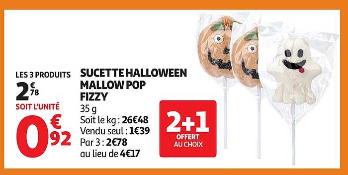 SUCETTE HALLOWEEN MALLOW POP FIZZY