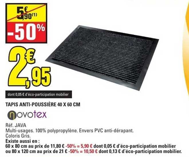 TAPIS ANTI-POUSSIÈRE 40 X 60 CM