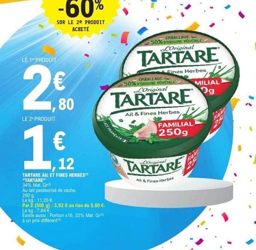TARTARE AIL ET FINES HERBES