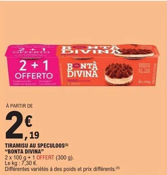 TIRAMISU AU SPECULOOS "BONTÀ DIVINA"