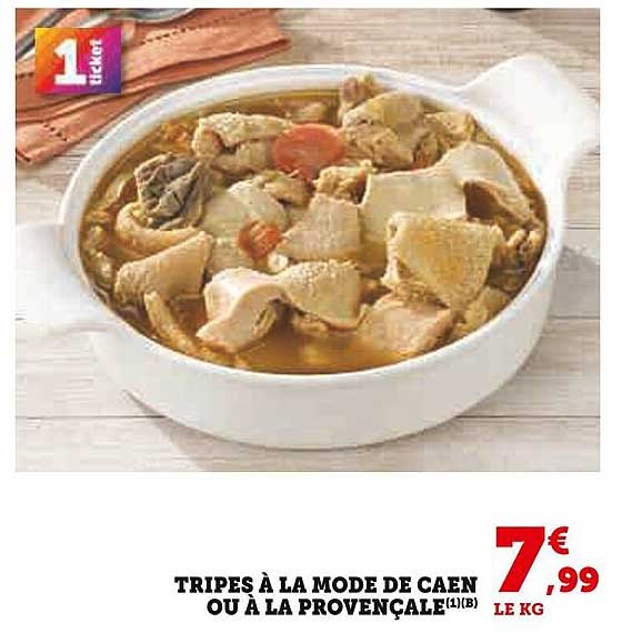 TRIPES À LA MODE DE CAEN OU À LA PROVENÇALE