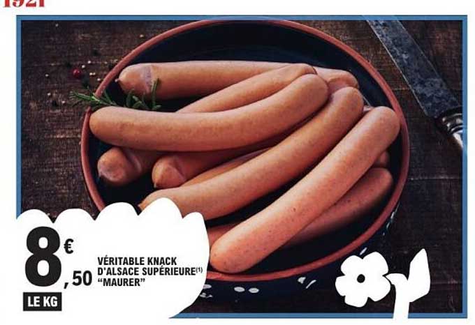 VÉRITABLE KNACK D'ALSACE SUPÉRIEURE™ "MAURER"
