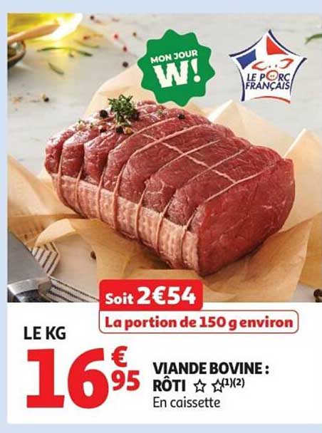 VIANDE BOVINE : RÔTI