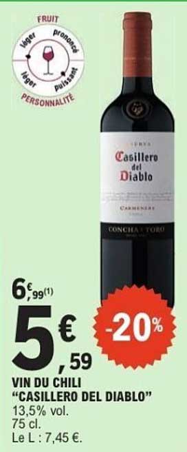VIN DU CHILI "CASILLERO DEL DIABLO"