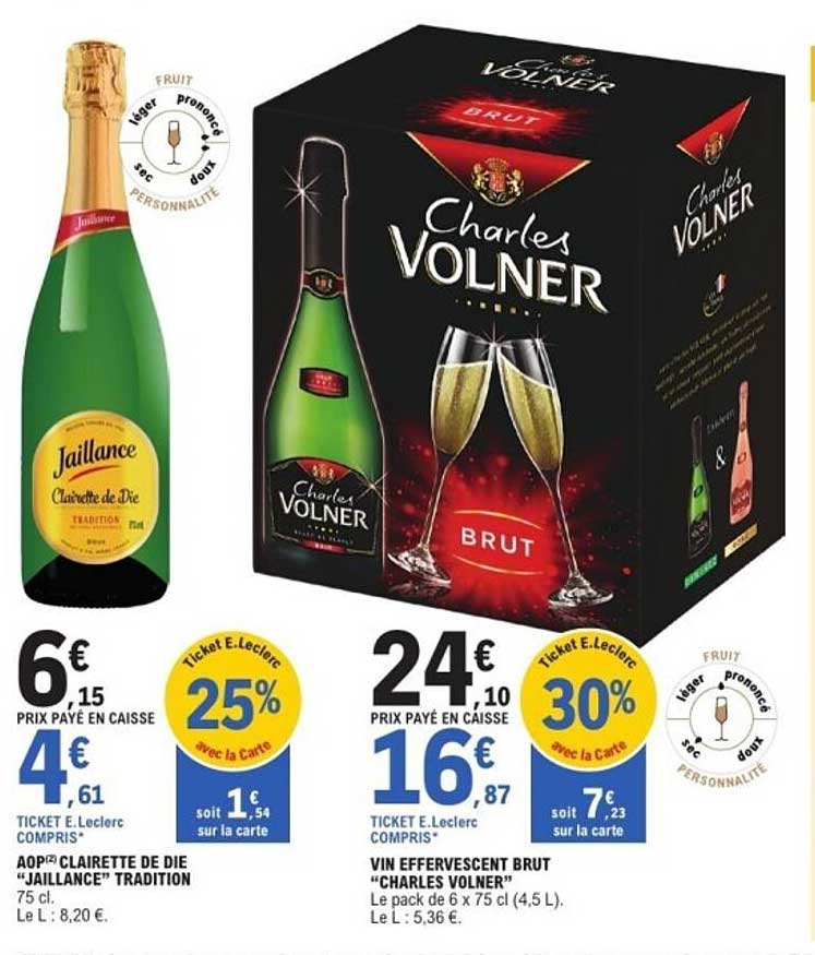 VIN EFFERVESCENT BRUT "CHARLES VOLNER"