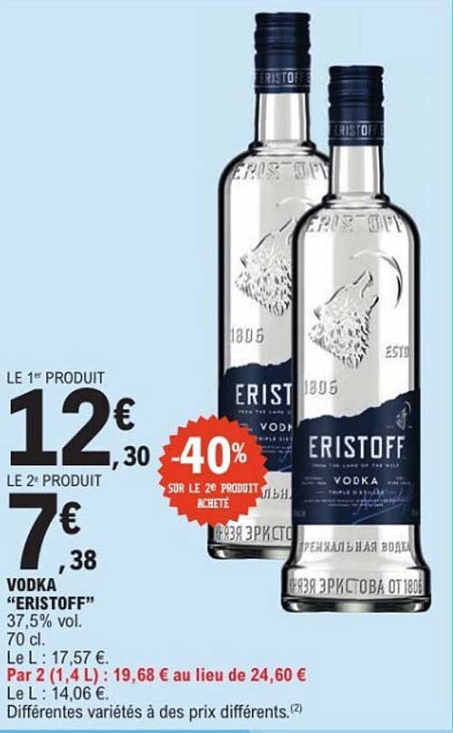Vodka "Eristoff"