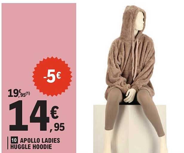10 APOLLO LADIES HUGGLE HOODIE