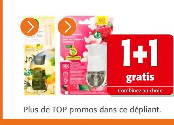 1+1 gratis Combinez au choix