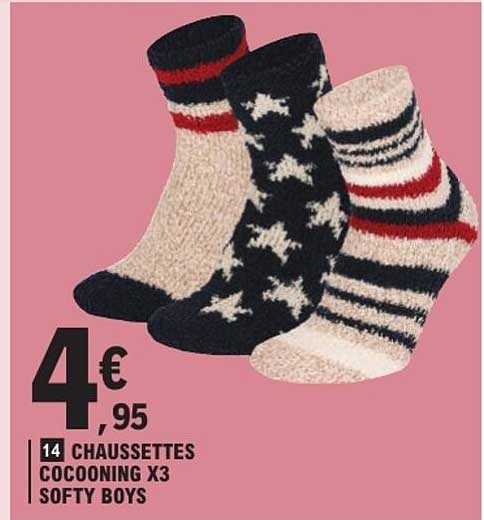 14 CHAUSSETTES COCOONING X3 SOFTY BOYS