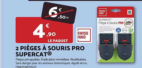 2 PIÈGES À SOURIS PRO SUPERCAT®