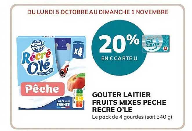 20% EN € CARTE U