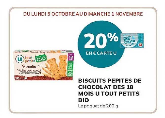 20% EN € CARTE U
