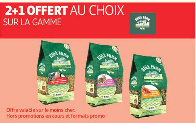 2+1 OFFERT AU CHOIX SUR LA GAMME