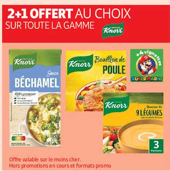 2+1 OFFERT AU CHOIX SUR TOUTE LA GAMME
