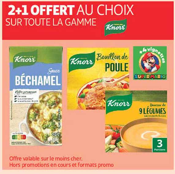 2+1 OFFERT AU CHOIX SUR TOUTE LA GAMME