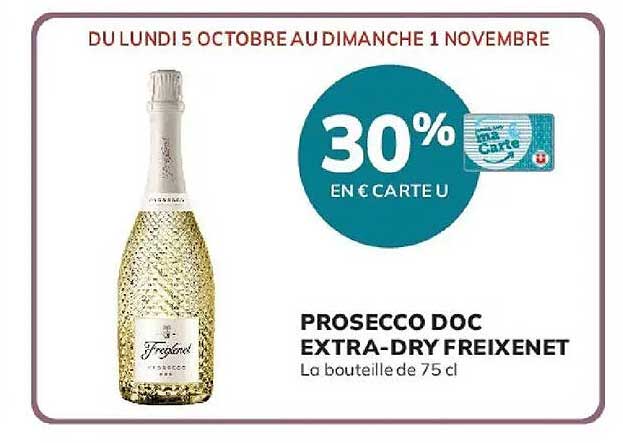 30% EN € CARTE U