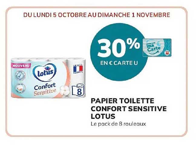 30% EN €CARTE U