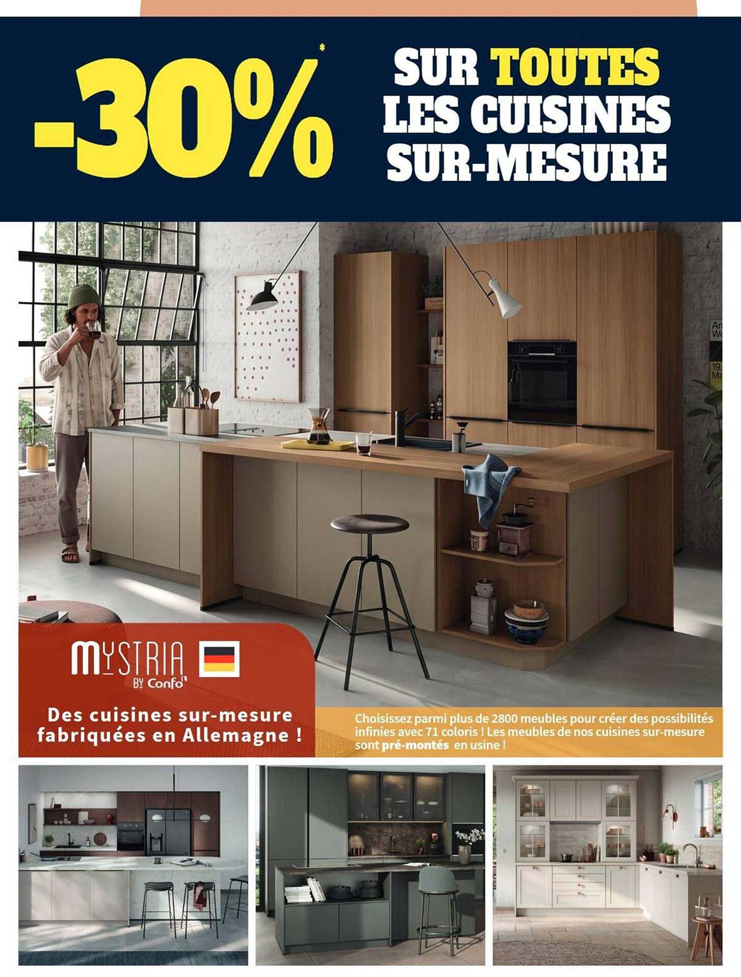 -30% SUR TOUTES LES CUISINES SUR-MESURE